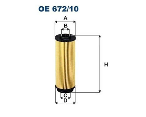 Oil filter OE 672/10 Filtron