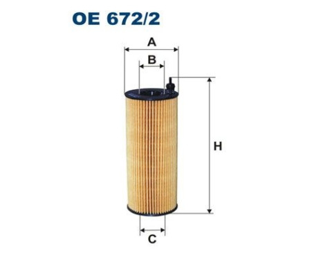 Oil filter OE 672/2 Filtron
