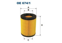 Oil filter OE 674/1 Filtron