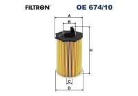 Oil filter OE 674/10 Filtron