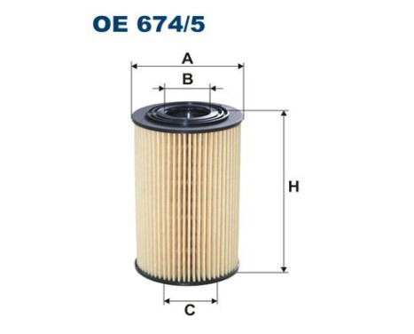 Oil filter OE 674/5 Filtron