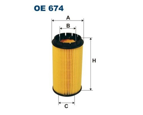 Oil filter OE 674 Filtron