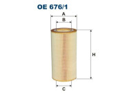 Oil filter OE 676/1 Filtron