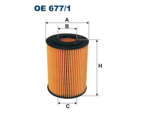 Oil filter OE 677/1 Filtron