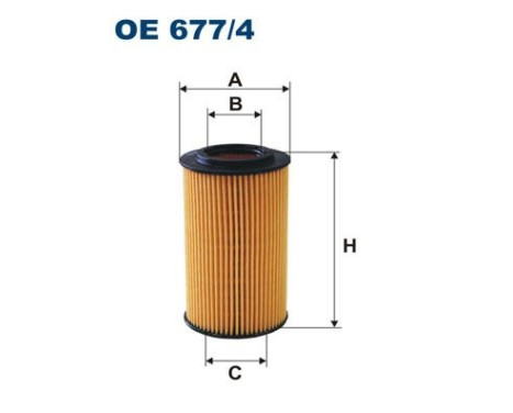 Oil filter OE 677/4 Filtron