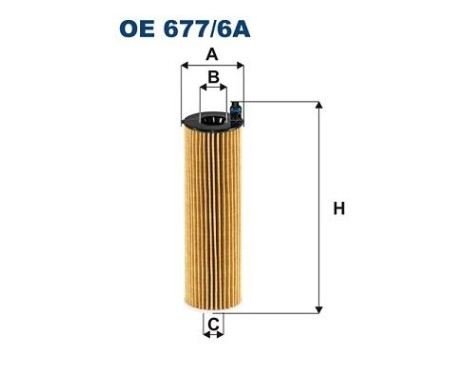 Oil filter OE 677/6A Filtron