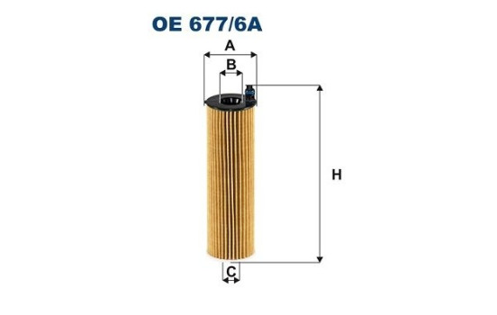 Oil filter OE 677/6A Filtron