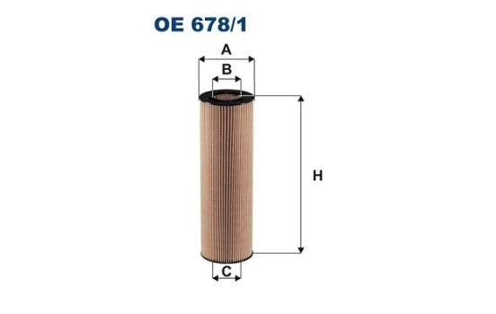 Oil filter OE 678/1 Filtron