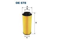 Oil filter OE 678 Filtron