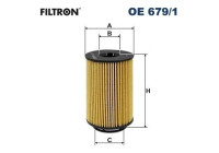 Oil filter OE 679/1 Filtron