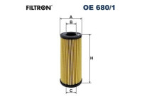 Oil filter OE 680/1 Filtron