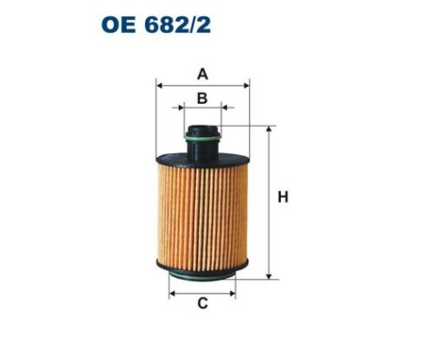 Oil filter OE 682/2 Filtron