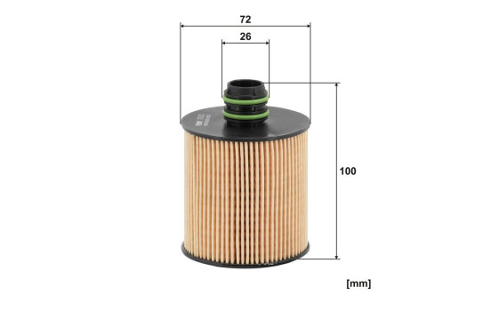 Oil filter OE 682/3 Filtron, Image 2