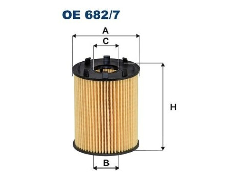 Oil filter OE 682/7 Filtron