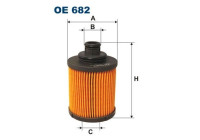 Oil filter OE 682 Filtron