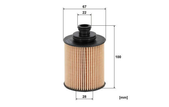 Oil filter OE 682 Filtron, Image 2