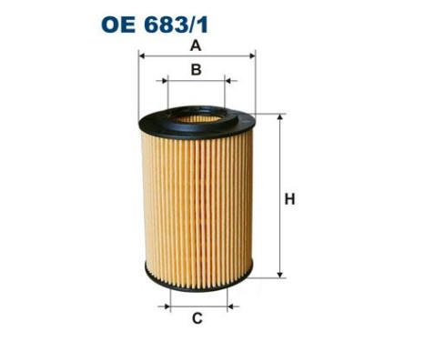 Oil filter OE 683/1 Filtron