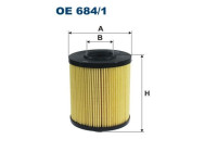 Oil filter OE 684/1 Filtron