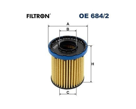 Oil filter OE 684/2 Filtron