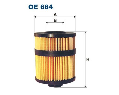 Oil filter OE 684 Filtron