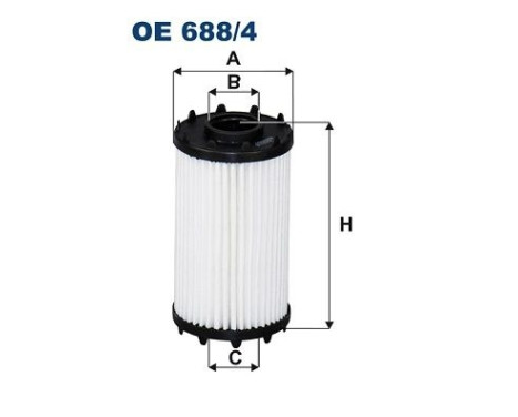 Oil filter OE 688/4 Filtron