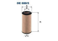 Oil filter OE 688/5 Filtron