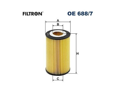Oil filter OE 688/7 Filtron