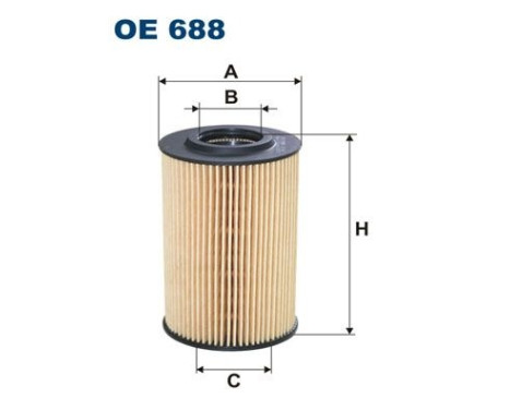 Oil filter OE 688 Filtron