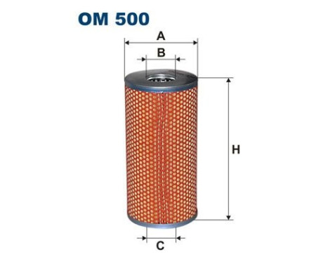 Oil filter OM 500 Filtron