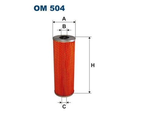 Oil filter OM 504 Filtron