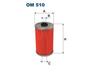 Oil filter OM 510 Filtron