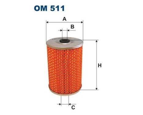 Oil filter OM 511 Filtron