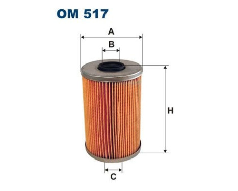 Oil filter OM 517 Filtron