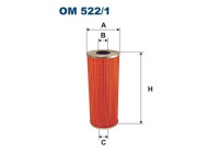 Oil filter OM 522/1 Filtron