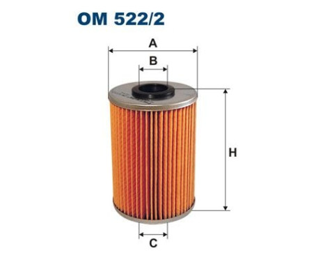 Oil filter OM 522/2 Filtron