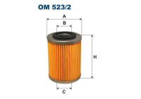 Oil filter OM 523/2 Filtron