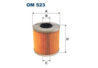 Oil filter OM 523 Filtron