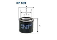 Oil filter OP 539 Filtron