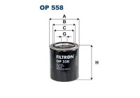 Oil filter OP 558 Filtron