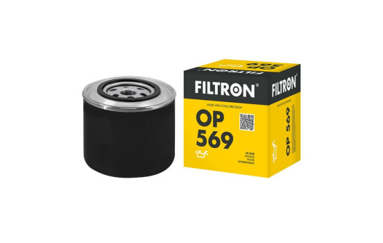 Oil filter OP 569 Filtron, Image 4