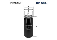 Oil filter OP 584 Filtron