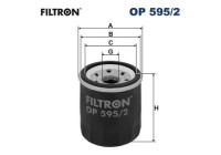 Oil filter OP 595/2 Filtron