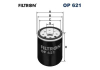 Oil filter OP 621 Filtron