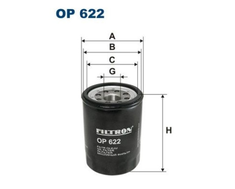 Oil filter OP 622 Filtron