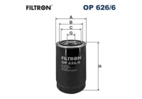 Oil filter OP 626/6 Filtron