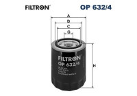 Oil filter OP 632/4 Filtron