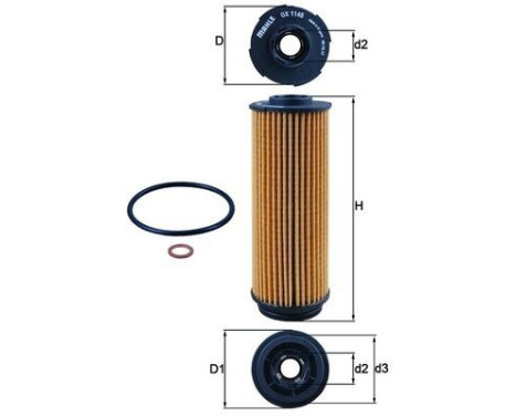 Oil Filter OX 1146D Mahle