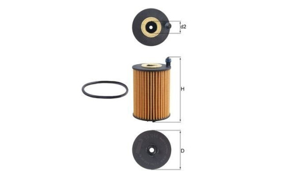 Oil Filter OX 1266D Mahle