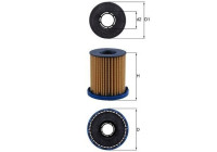 Oil filter OX 1350 Mahle