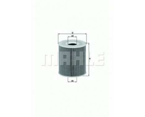 Oil Filter OX 156D1 Mahle, Image 2